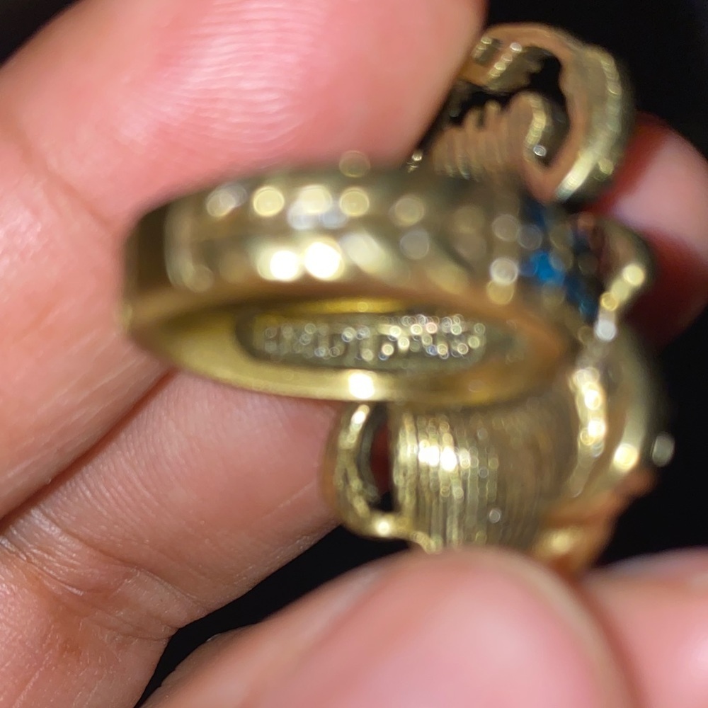 Vintage Heidi Daus Unique Colorful Beetle Ring Size 6 - Picture 2 of 8